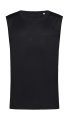 Heren Sportshirt Tanktop Stedman ST8440 Black Opal